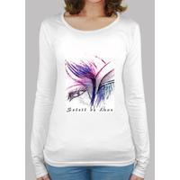 long sleeve t-shirt woman - purple elf