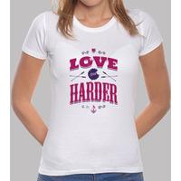 love me harder tshirt woman