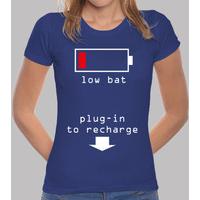 low battery - shirt - blue