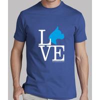 love boxer dog blue dog