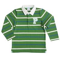 Long Sleeved Kids Polo Shirt - Green quality kids boys girls