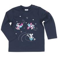 long sleeved baby top blue quality kids boys girls