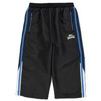 Lonsdale Two Stripe Three Quarter Pants Junior Boys