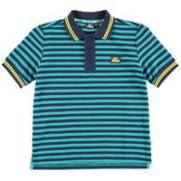 lonsdale yard stripe polo shirt junior boys