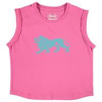 lonsdale boxy t shirt junior girls