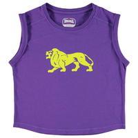 lonsdale boxy t shirt junior girls