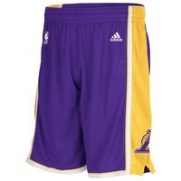 Los Angeles Lakers Road Swingman Shorts - Mens