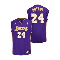 Los Angeles Lakers Road Purple Replica Jersey - Kobe Bryant - Mens
