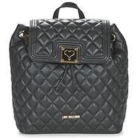 love moschino jc4009pp13 womens backpack in black
