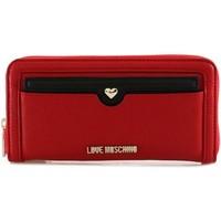 love moschino jc5508pp13 wallet accessories red womens purse wallet in ...