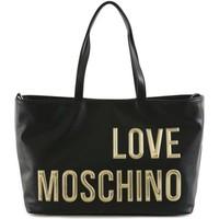 love moschino jc4080pp13 bag big accessories womens shopper bag in bla ...