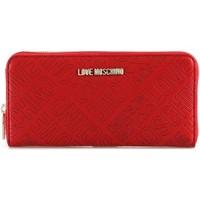 love moschino jc5504pp13 wallet accessories red womens purse wallet in ...