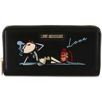 love moschino jc5551pp03 wallet accessories black womens purse wallet  ...