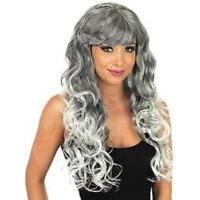 long grey ladies curly temptress wig
