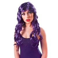 Long Purple Ladies Temptress Wig