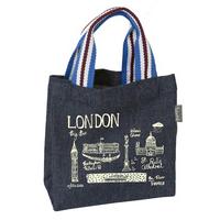 London Cityscape - Mini Denim Tote Bag