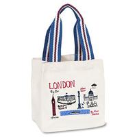 London Cityscape - Mini Natural Tote Bag