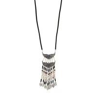 Longline Faux Stone Necklace