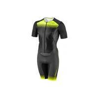 Louis Garneau Course M-2 Tri Skin Suit | Black/Yellow - XL