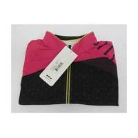 Louis Garneau Women\'s River Run Short Sleeve Jersey (Ex-Demo / Ex-Display) Size: M | Black/Pink