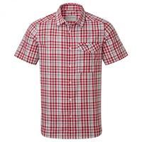 Lomand Short Sleeved Check Shirt Chilli Combo