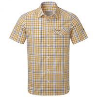 Lomand Short Sleeved Check Shirt Mustard Combo