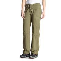 lowe alpine womens senna convertible trekking pants green green