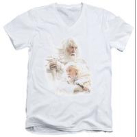 lord of the rings gandalf the white v neck