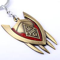 Lol Games Shield Shape Keychain Fight For The Alliance