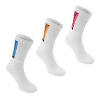 Lonsdale 3Pk Ladies Sport Crew Socks