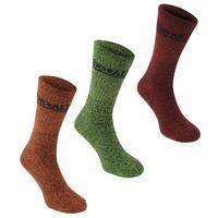 lonsdale 3pk ladies crew socks