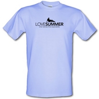 Love Summer...when laziness finds respectability male t-shirt.