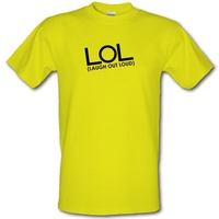 LOL (Laugh Out Loud) male t-shirt.