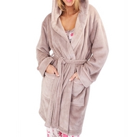 loungeable boutique bath robe taupe loungeable boutique robe taupe