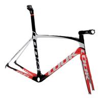 Look 695 SR I-Pack DI2 Team Replica Carbon Road Frameset - White / Black / Red / Small / With Damaged Chainset