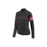 Louis Garneau Women\'s Equipe Long Sleeve Jersey | Black/Pink - L