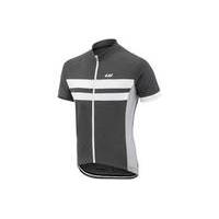 louis garneau evans classic short sleeve jersey dark grey xl