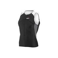 Louis Garneau Comp Sleeveless Triathlon Top | Black/Grey - L