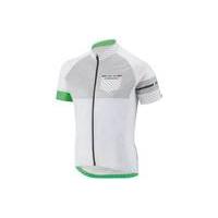 Louis Garneau Equipe PS Short Sleeve Jersey | White/Green - M