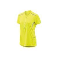 louis garneau womens east branch short sleeve jersey yellow m