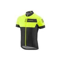 louis garneau equipe ps short sleeve jersey blackyellow xxl