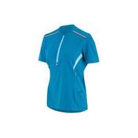 louis garneau womens east branch short sleeve jersey blue xl