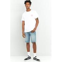 loom jules authentic washed blue shorts blue