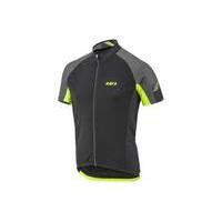 louis garneau zircon short sleeve jersey blackyellow m