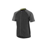 louis garneau kitchell short sleeve jersey blackgrey xxl