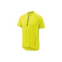 louis garneau west branch short sleeve jersey yellow m