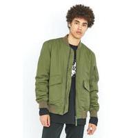 Loom Slayton Olive Bomber Jacket, KHAKI