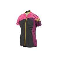 Louis Garneau Women\'s River Run Short Sleeve Jersey | Black/Pink - XL