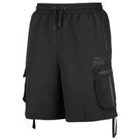 Lonsdale 2 Stripe Cargo Shorts Mens