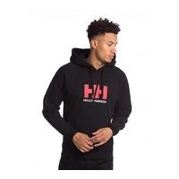 logo hooded top